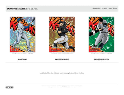 2026 Panini Donruss Elite Baseball Hobby Box