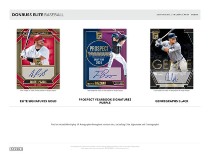 2026 Panini Donruss Elite Baseball Hobby Box
