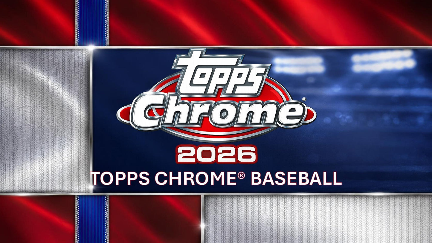 2026 Topps Chrome Baseball Jumbo Box (Presale 7/22)