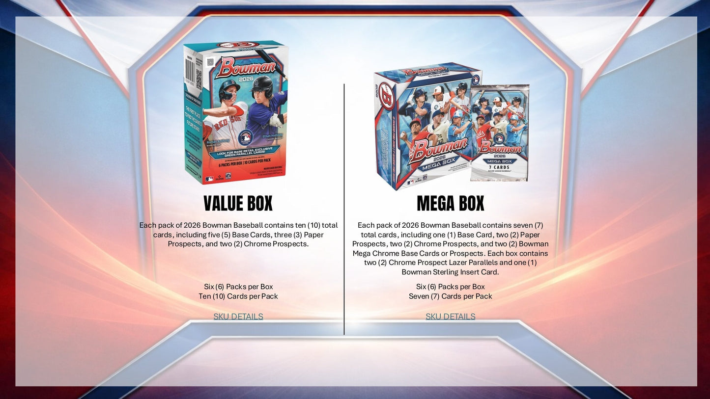 2026 Bowman Baseball Hobby Box