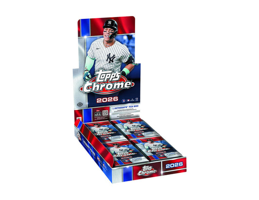 2026 Topps Chrome Baseball Hobby Box (Presale 7/22)
